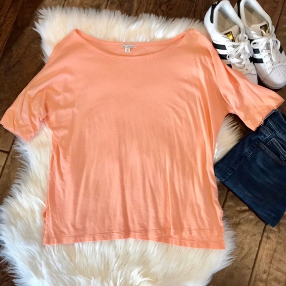 Melon Colored Relaxed Fit Essential Tee from Gap - Picture 2 of 6